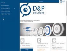 Tablet Screenshot of dp-solutions-groupe.com